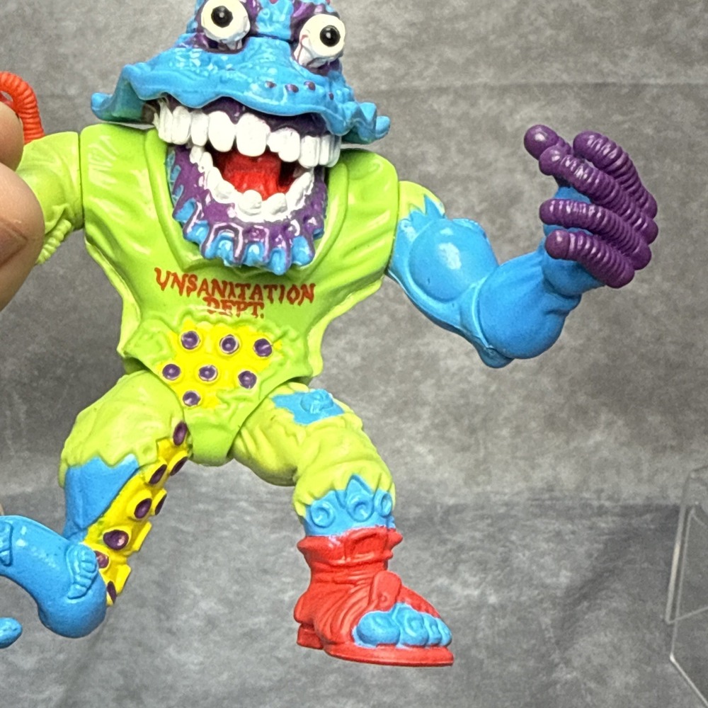 Wyrm Teenage Mutant Ninja Turtles TMNT 1991 Playmates VTG Action Figure & Belt - Picture 9 of 11